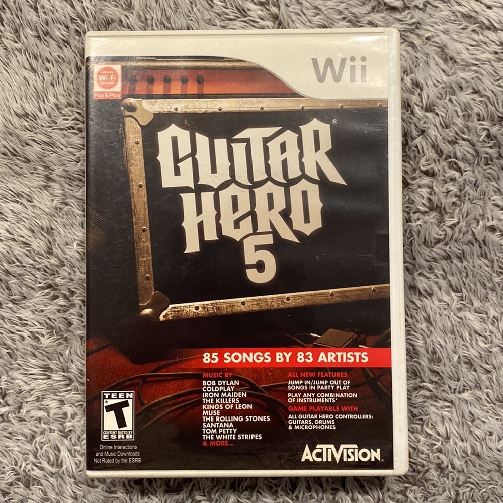 Guitar Hero 5 Wii (complete)